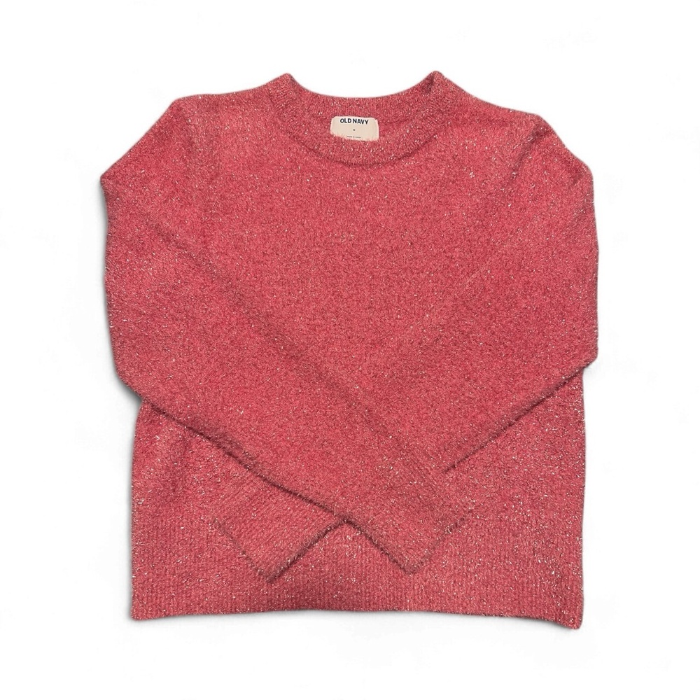 Women's Sparkly Pink Sweater